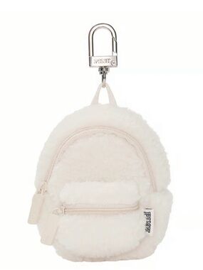 VS PINK Mini Faux Fur Backpack Keychain/ Bag Accessory, NWT